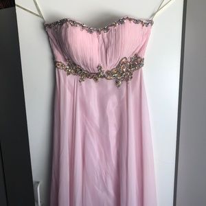 Pink formal dress